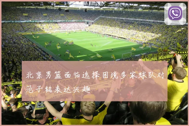 北京男篮面临选择困境多家球队对范子铭表达兴趣